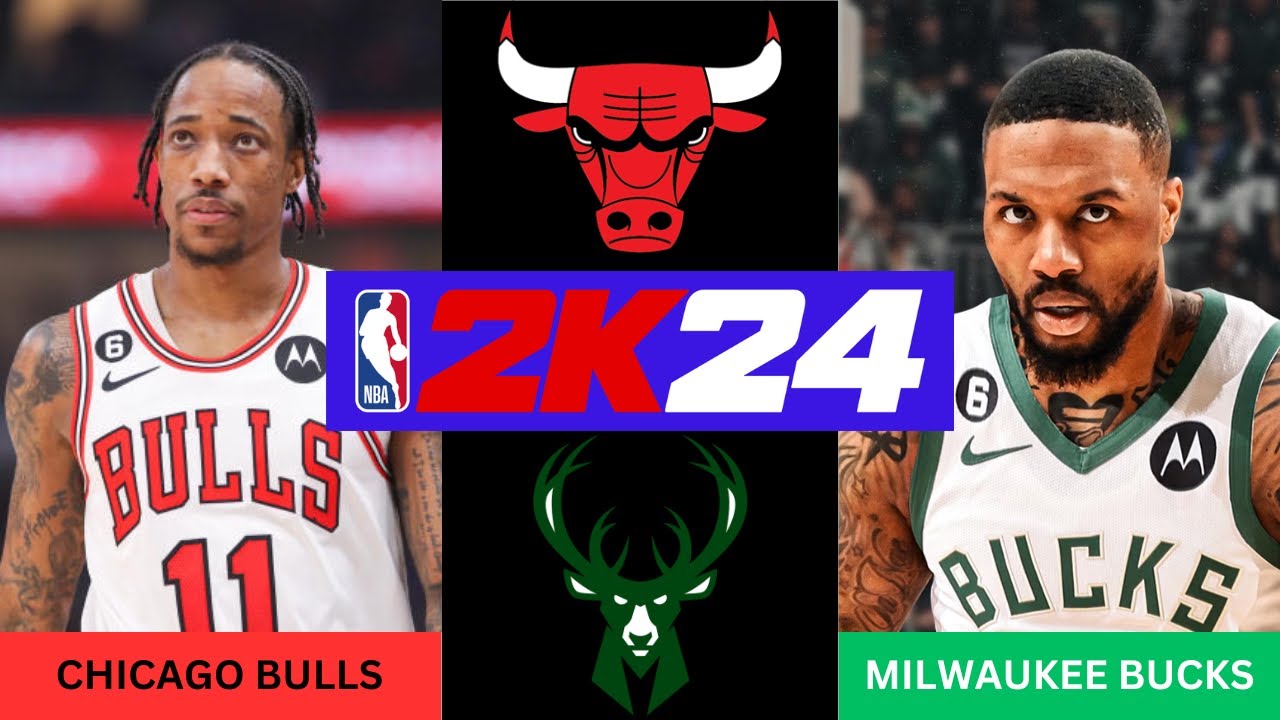 NBA 2K24 Gameplay: Chicago Bulls Vs Milwaukee Bucks - YouTube