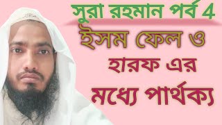 Arabic grammar ইসম ফেল ও হারফ এর মধ্যে পার্থক্য। সহজ উপায়ে সিগা শিখুন। হাফেজ আলম হোসেন ফাইজি।