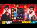 WARLOOP ARMY vs HTG ARMY ❤️ TOUGHEST GRANDMASTER MATCH | BEST GRANDMASTER MATCH FREE IN TAMIL