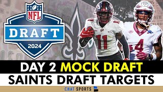 New Orleans Saints Day 2 NFL Mock Draft & Top Remaining Draft Targets For 2024 NFL Draft