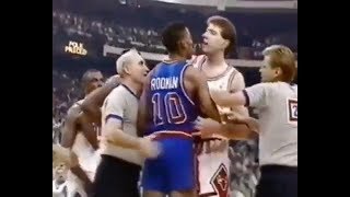 Dennis Rodman - Pistons vs. Bulls Altercation Mix (1991)