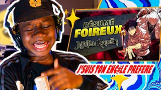 Je RÉAGIS au RÉSUMÉ FOIREUX de JUJUTSU KAISEN : 0 | de CrazyBomb WORLD (trop bon mdrr✨️)