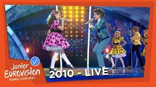 Liza Drozd \u0026 Sasha Lazin - Boy And Girl - Russia - 2010 Junior Eurovision Song Contest