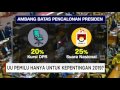 UU Pemilu Hanya Untuk Kepentingan 2019?