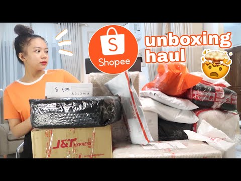 SHOPEE UNBOXING HAUL (Shopee 6.6 Oferta de mitad de año) Filipinas