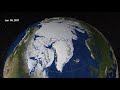 Arctic Sea Ice from March to September 2017