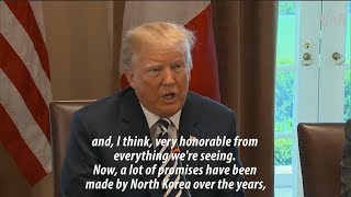 Trump: North Korea's Kim 'Very Honorable’