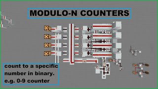 Modulo-N Counters - Minecraft Bedrock/Java