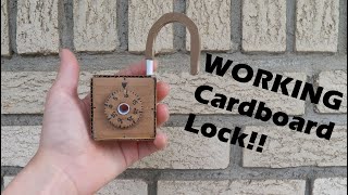 DIY Compact Cardboard Combination Lock | Got Cardboard?