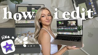 how to edit your YouTube videos like a PRO on iMovie + iPhone