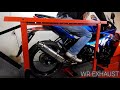 amazing suzuki gsxr 125 exhaust sound compilation yoshimura akrapovic black widow ...