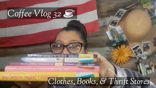 Coffee Vlog 32 ☕️ Clothes, Books, & Thrift Stores