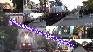 AMTRAK 509 LEADING COMETS AND 90225 AND MASSIVE AMTRAK HORNSHOWS!!! Railfanning CBV on 9/24/2024.