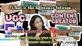 UGC vs content creator/ influencer! What you should choose 🫶🏼?Everything you need to know about it✨