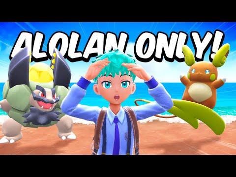 Can I Beat Pokemon Scarlet Using ONLY Alolan Forms?