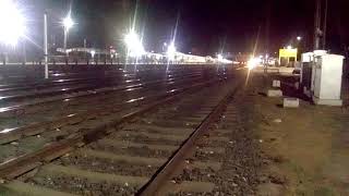 Bandra T Ghazipur city at high speed crossing in Nagda Jn