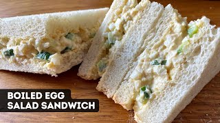 Egg Sandwich Recipe | Egg Salad Sandwich | Egg Mayo Sandwich |  How to make egg sandwich