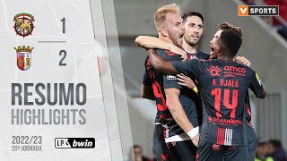 Highlights | Resumo: Marítimo 1-2 SC Braga (Liga 22/23 #20)