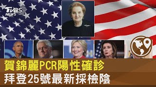 賀錦麗PCR陽性確診 拜登25號最新採檢陰｜TVBS新聞