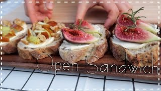 Open Sandwich :: 제철과일로 만든 초간단 브런치 :: 오픈샌드위치🥪