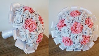 DIY - Buquê com rosas de e.v.a