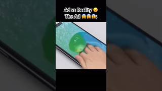 The Ad vs the Reality slime 🤦‍♂️ #slime #ad #likeandsubscribe #relatableshorts