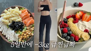 5일동안 3kg 빠진, 불 안쓰는 초간단 다이어트 레시피 3가지ㅣ살 뺄 때 이렇게만 드세요‼️