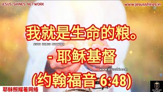 (Chinese) 耶稣赐生命的话语 - 5 - 耶稣闪耀网络 #jesusshinesnetwork