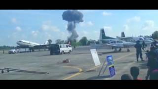 Saab JAS 39 Gripen crash in Thailand.