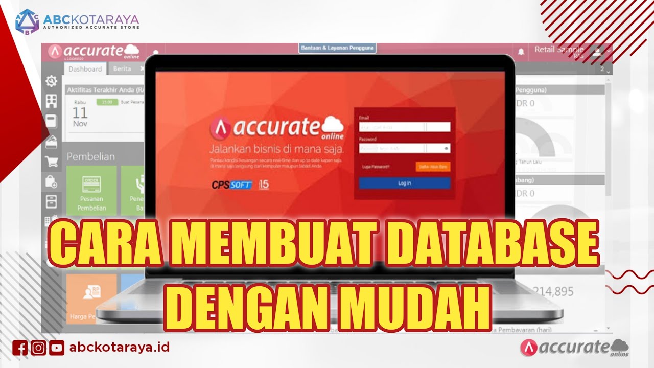 Cara Membuat Database Accurate Online#Terbaru - YouTube