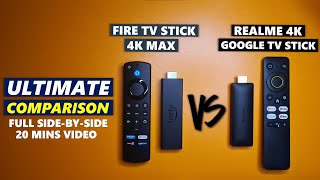 Fire TV Stick 4K Max vs Realme 4K Smart Google TV Stick | Full Comparison | Best 4K Streaming Stick