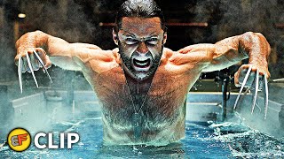 Wolverine Escapes From Weapon X Facility Scene | X-Men Origins Wolverine (2009) Movie Clip HD 4K