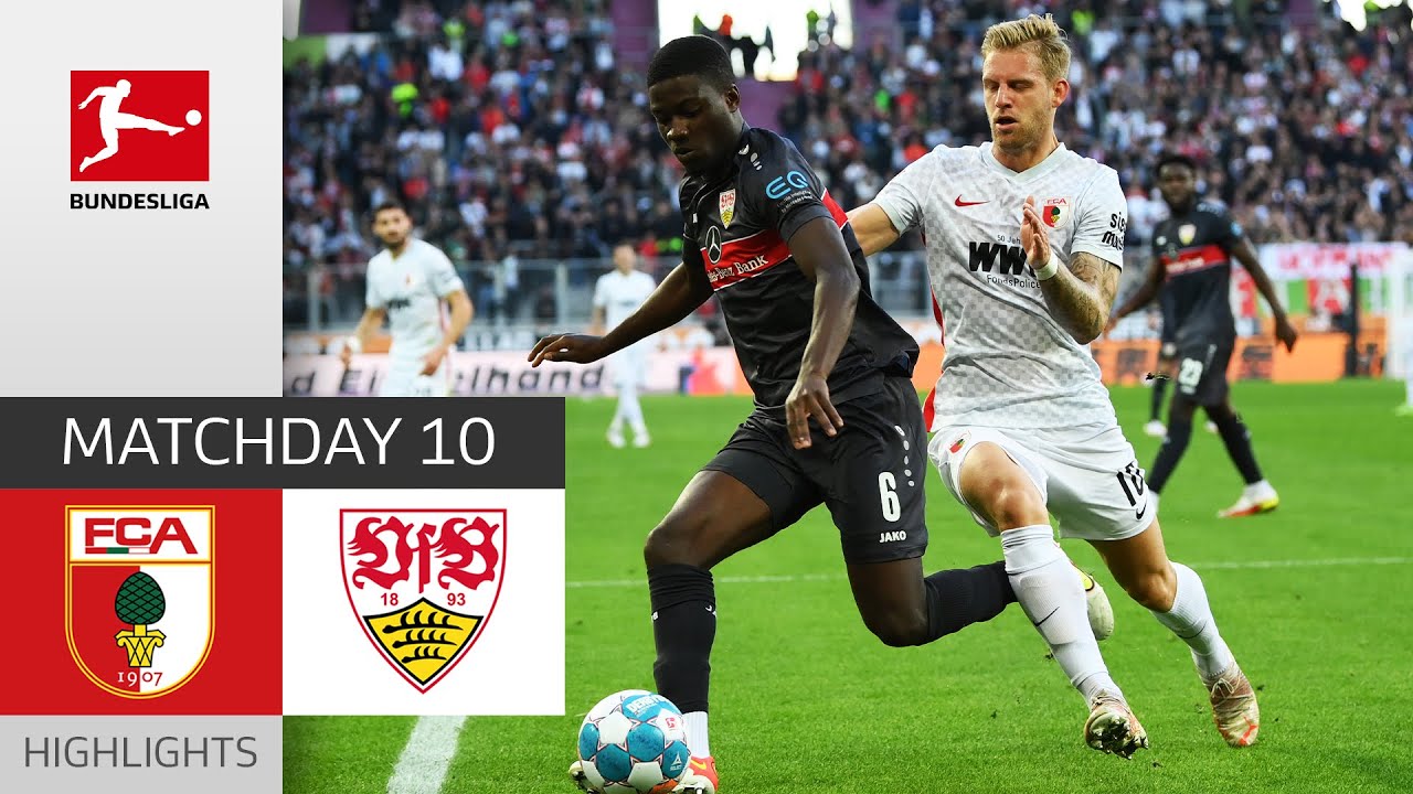 FC Augsburg - VfB Stuttgart 4-1 | Highlights | Matchday 10 – Bundesliga ...