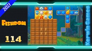 Fishdom Level 114 - Hard Level - No Boosters - 14 moves (2021)