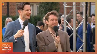 Olly Dobson and Hugh Coles (Back To The Future) interview on the Green Carpet | Olivier Awards 2022