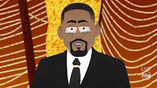 Will Smith **EMOTIONAL REACTION** to Oscars win and Chris Rock - South Park Animated