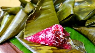 Kuih Abuk-Abuk Gula Melaka/2 Cara Bungkus Kuih