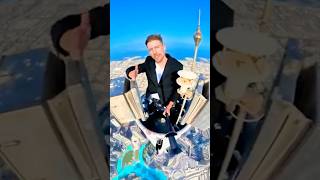 MrBeast’s Epic Message from the Burj Khalifa! #mrsbeast #shorts