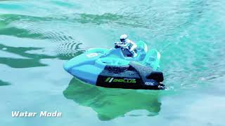 Amphibious Rc Car Three-in-one Unmanned Helicopter, Sea, Land, and A