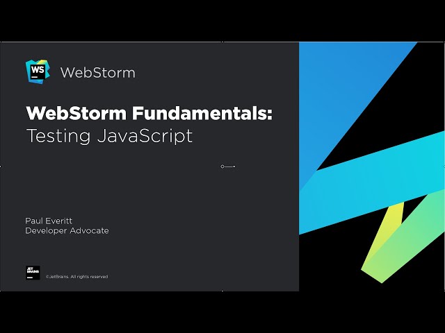 Learn WebStorm