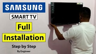 Samsung TV 4 Series 32 inch🔥 - Full Installation