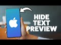 How To Turn Off Text Message Preview On iPhone 2026 (Step-By-Step Tutorial)