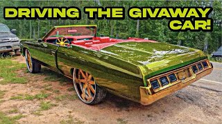 I’M GIVING THIS CAR AWAY…..
