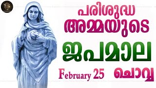 Rosary Malayalam I Japamala Malayalam I February 25 Tuesday 2025 I Sorrowful Mysteries I 6.30 PM