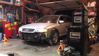 2001 Audi Allroad first drive 01E swap