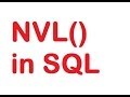 NVL Function in SQL Query