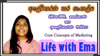 අලෙවිකරණ හර සංකල්ප පිරිනැමීම | සන්නාම | අලෙවිකරණ මාර්ග | paid media vs owned media vs earned media