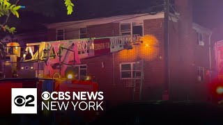 Multiple residents rescued after fire rips through New Jersey apartment complex