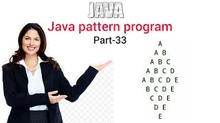 Java pattern program part 33 Easy Learning Genius
