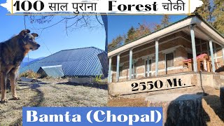 100 साल पुरानी l Forest चोकी l Bamta (CHOPAL) l Musafir HP 08